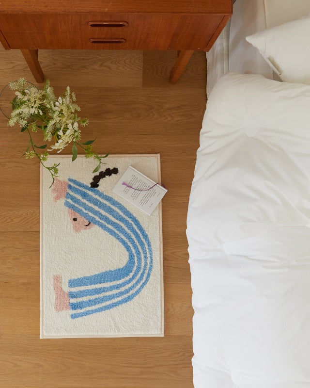 Jacquard Bath Mat - Mind Yoga