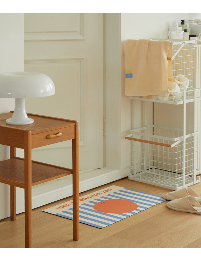 Diatomaceous Earth Bath Mat - Nice to Orange
