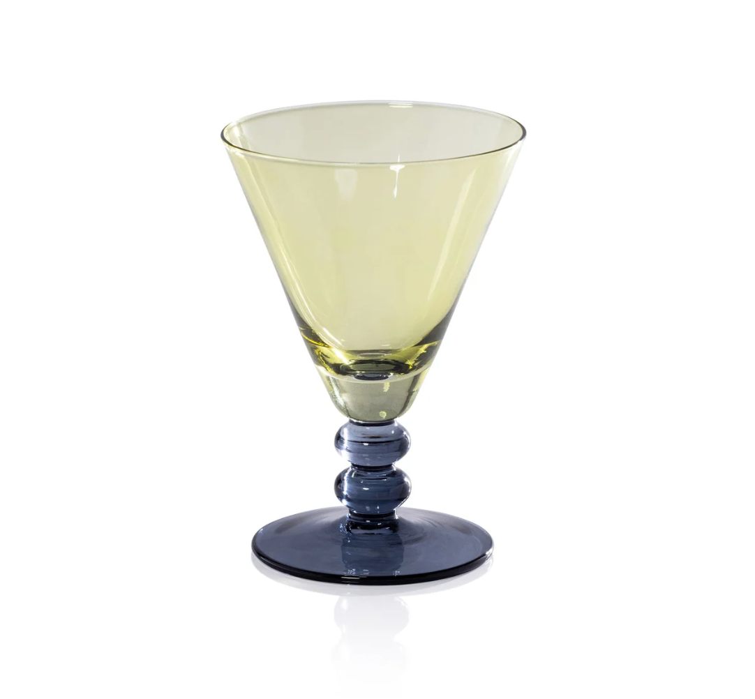 Fusion Two-Tone Cocktail Glass - Night Blue