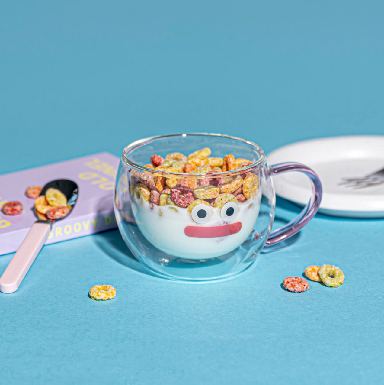 Double Walled Mug - Pink Face