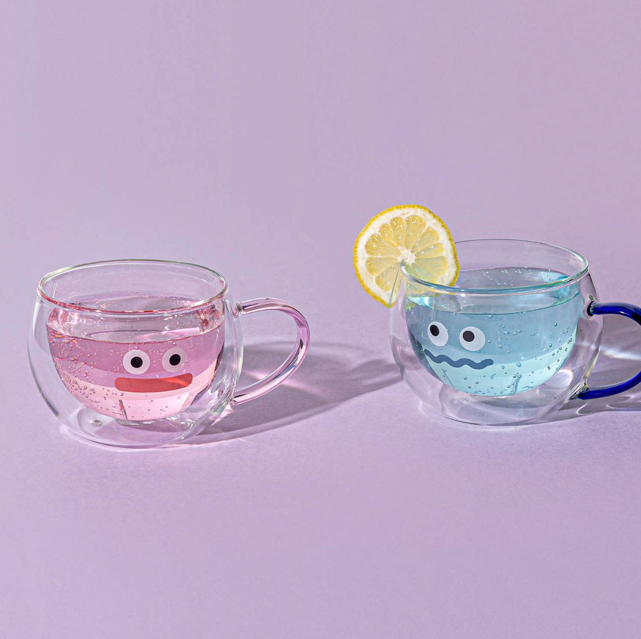 Double Walled Mug - Pink Face
