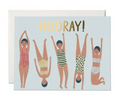 Swimmers congratulations greeting card
