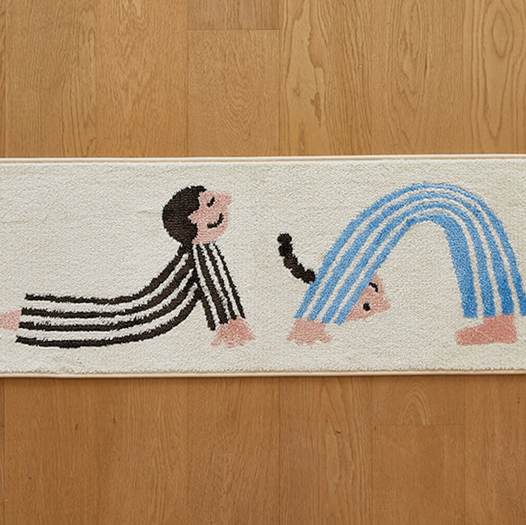 Jacquard Mat - Yoga with Me