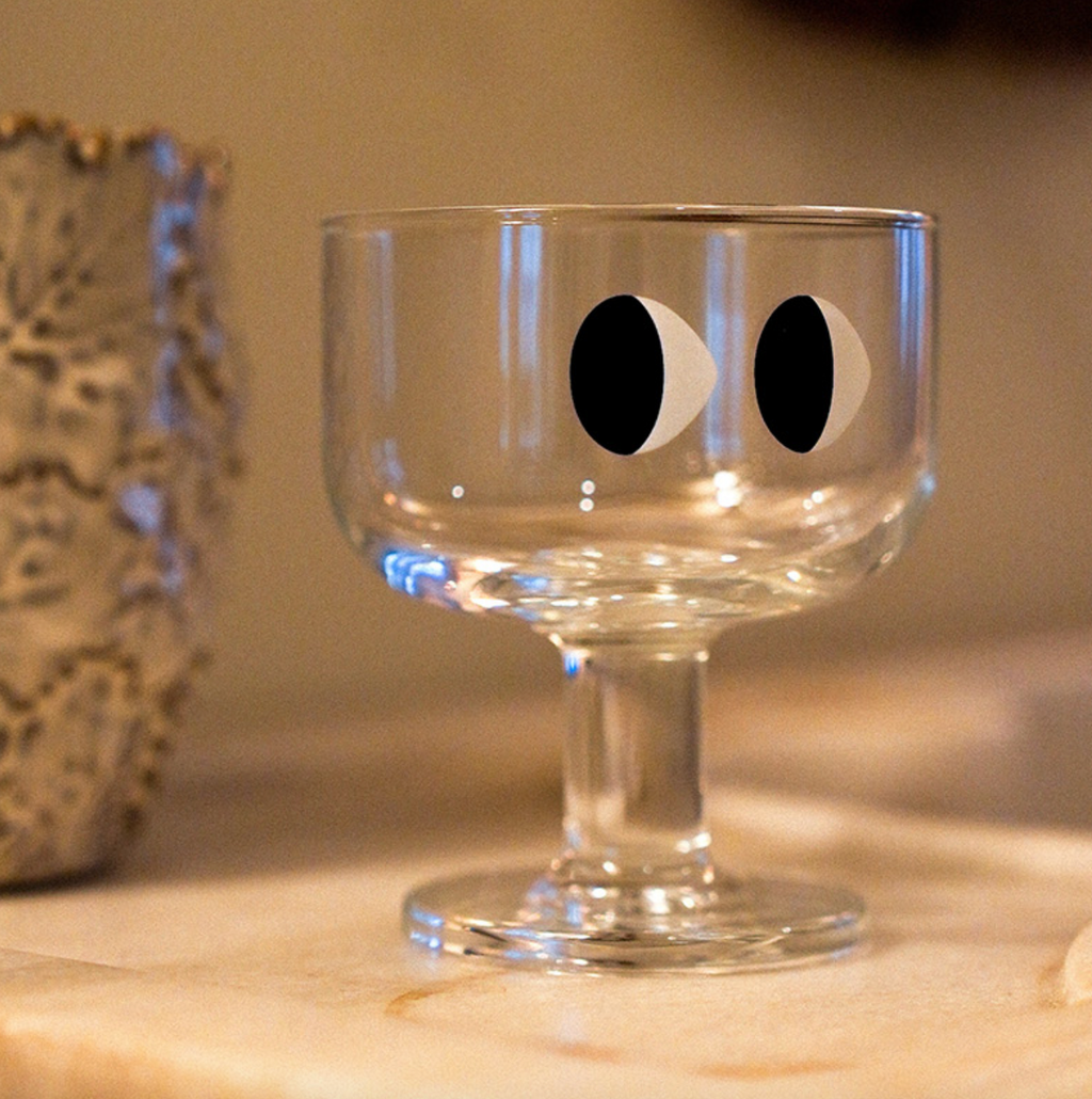 Eyes Glass Goblet (S)