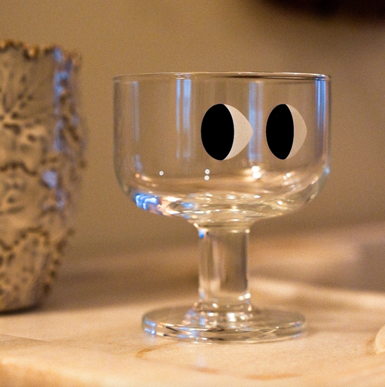 Eyes Glass Goblet (S)
