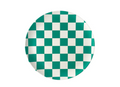 Green Check Side Plate