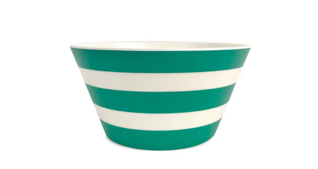 Stripe Bowl Green