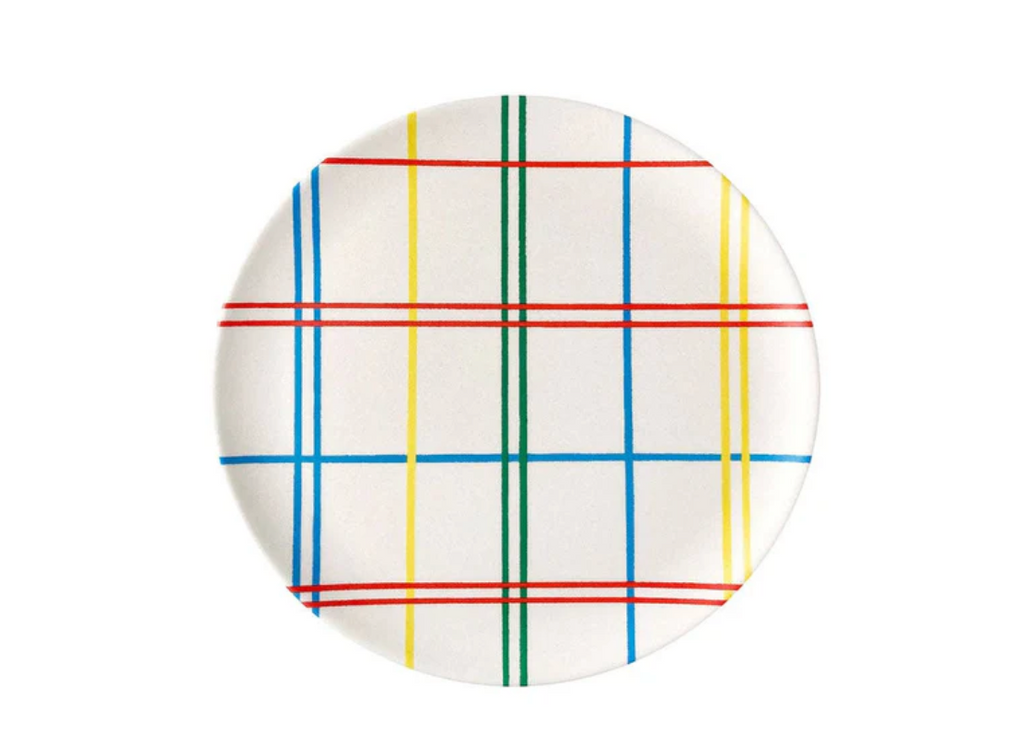 Plaid Side Plate