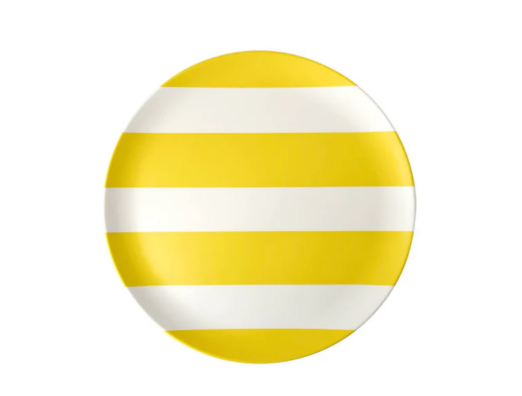 Cabana Yellow Stripe Side Plate
