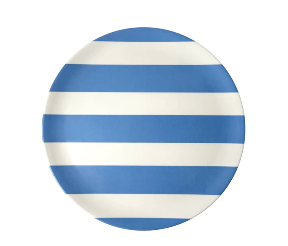 Naples Blue Stripe Dinner Plate