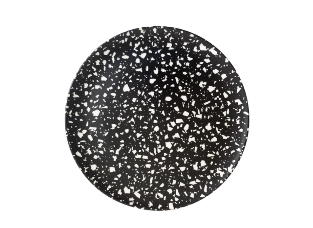 Terrazzo Black Side Plate