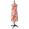 Crossback Apron w/ Floral Pattern & Pocket image 0