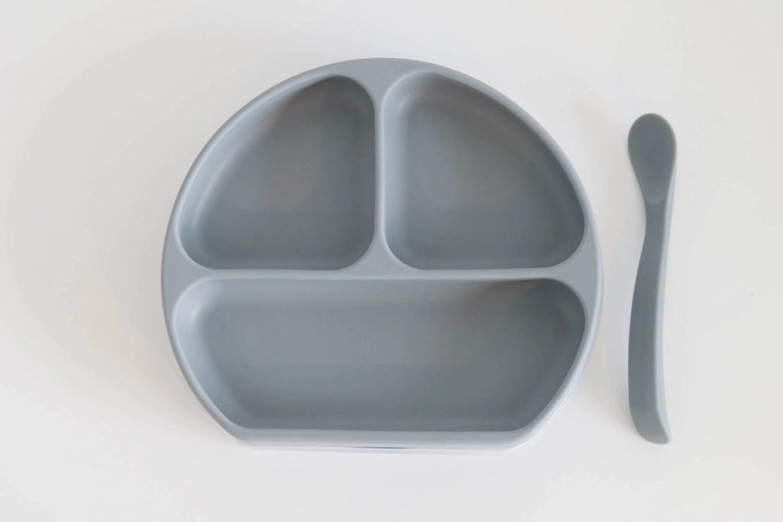Silicone Suction Plate With Lid & Spoon image 6
