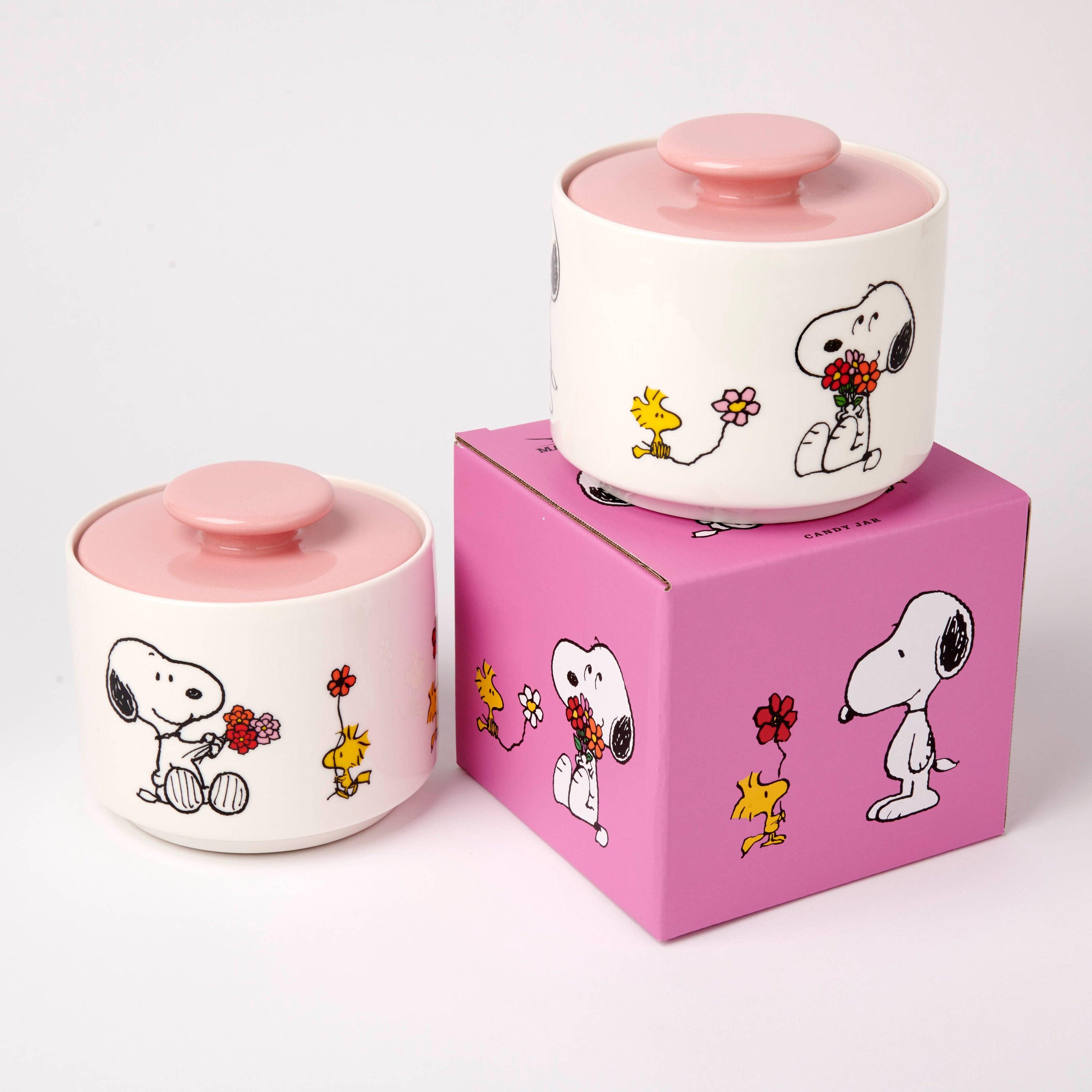 Peanuts Candy Jar - Love is in Bloom