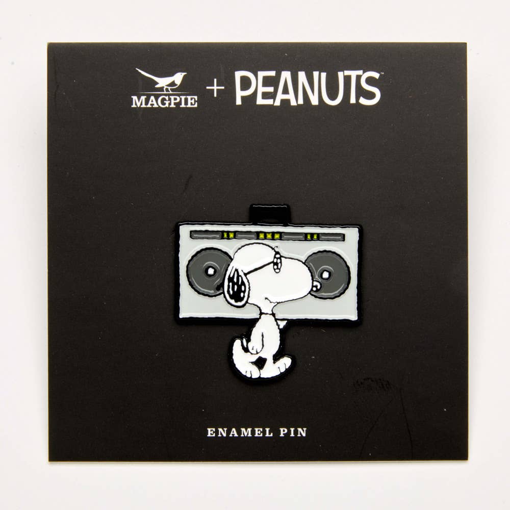Peanuts Pin - Boombox
