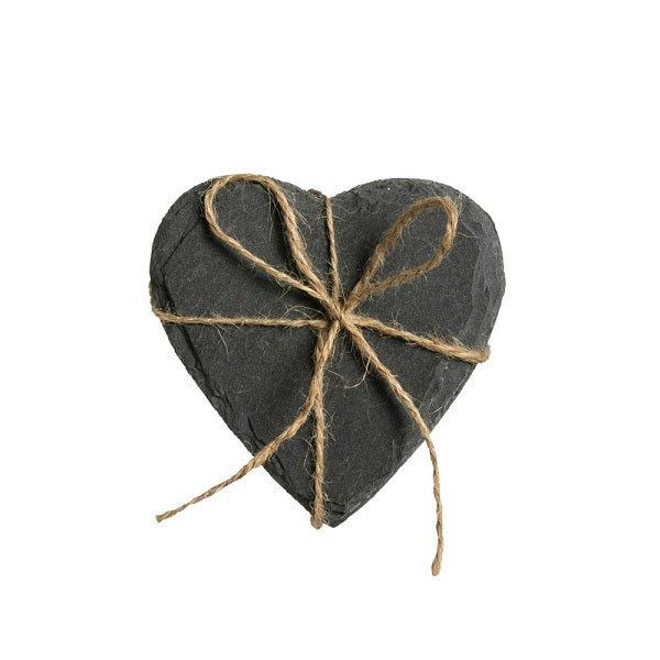 Slate Heart Coasters Set image 0