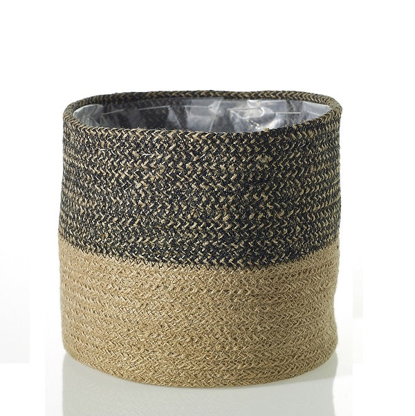 Black Jute Basket image 0