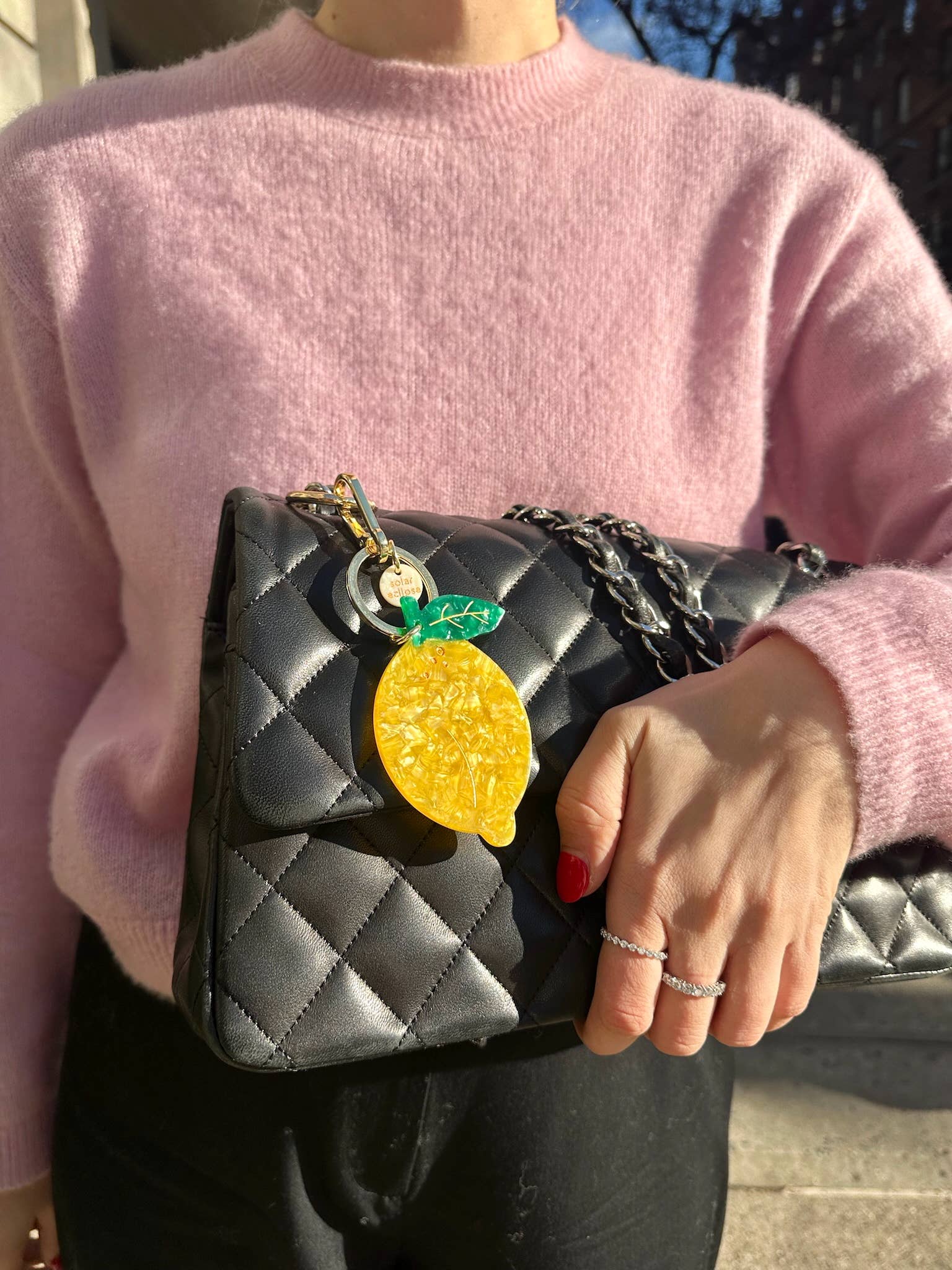 Lemon Bag Charm