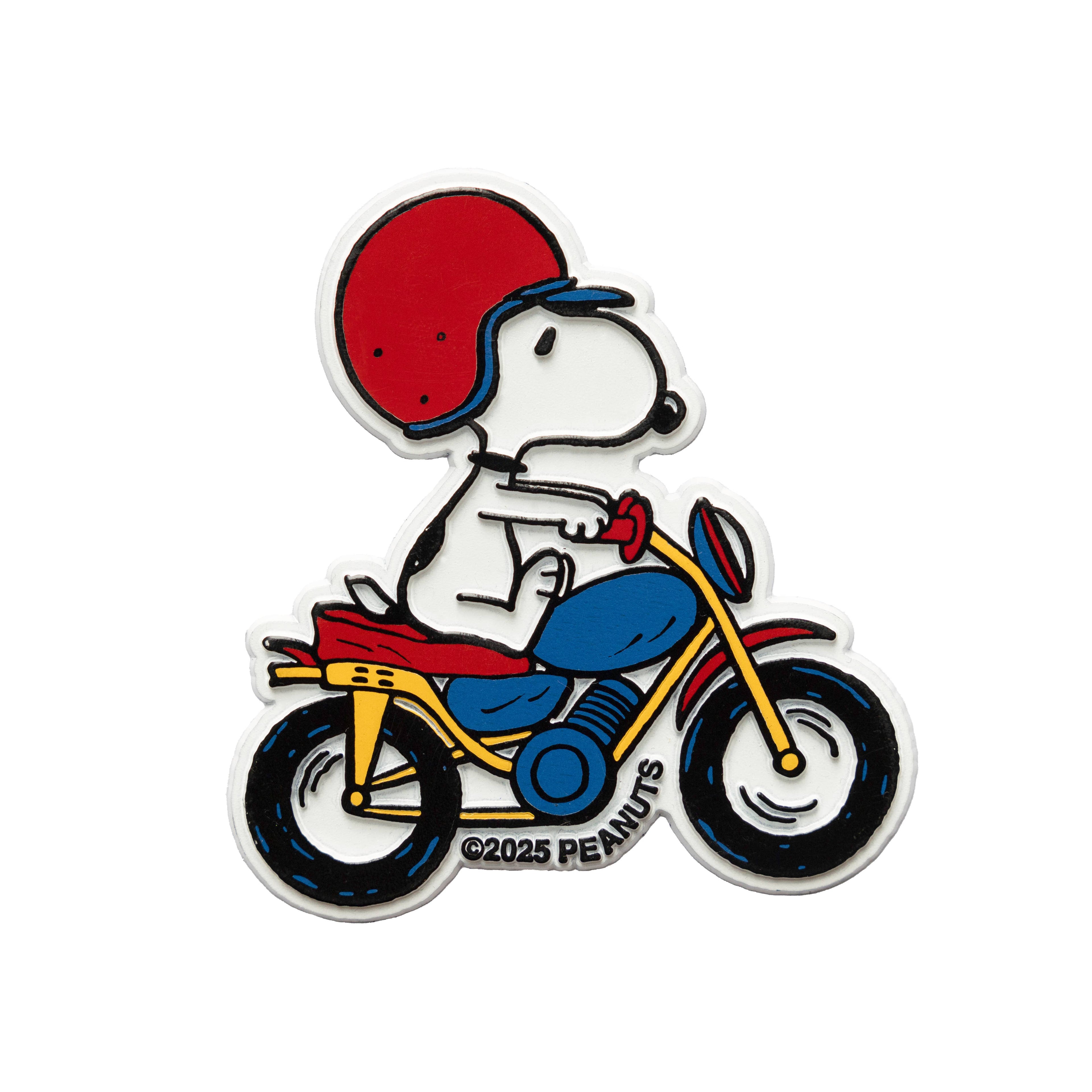 Snoopy Motorcycle Classic Fridge Magnet