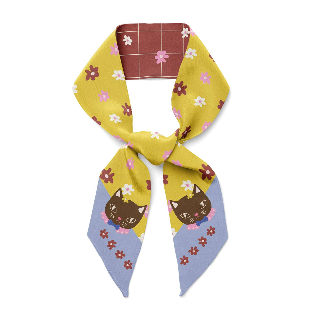 Chat Au Chocolat Twilly Ribbon Scarf