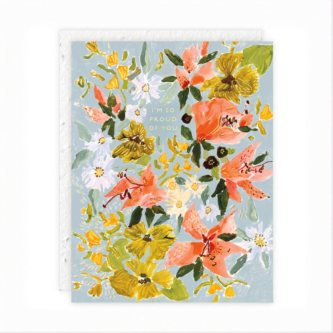 Bouquet in Blue - Congratulation Card image 0