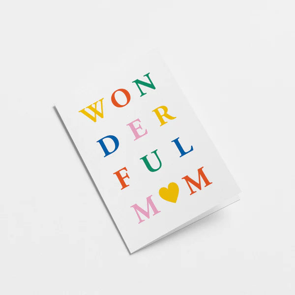 Wonderful Mom Greeting Card image 1