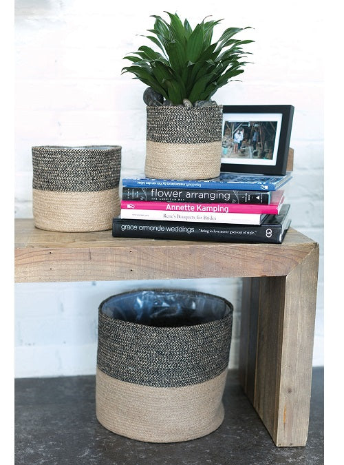 Black Jute Basket image 1