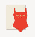 Birthday Suit Flat Greeting Card image 0