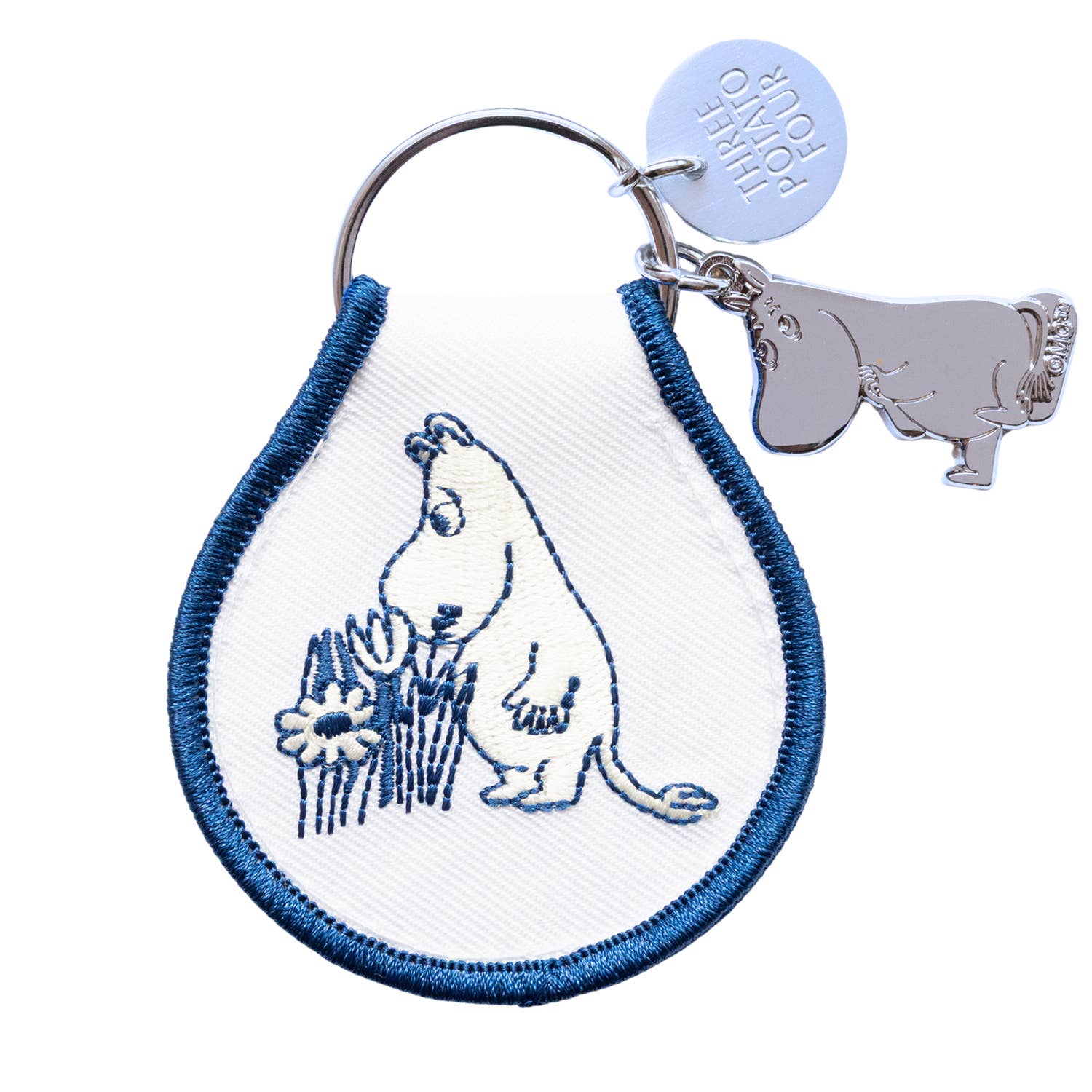 Moomintroll Garden Patch Keychain + Charm