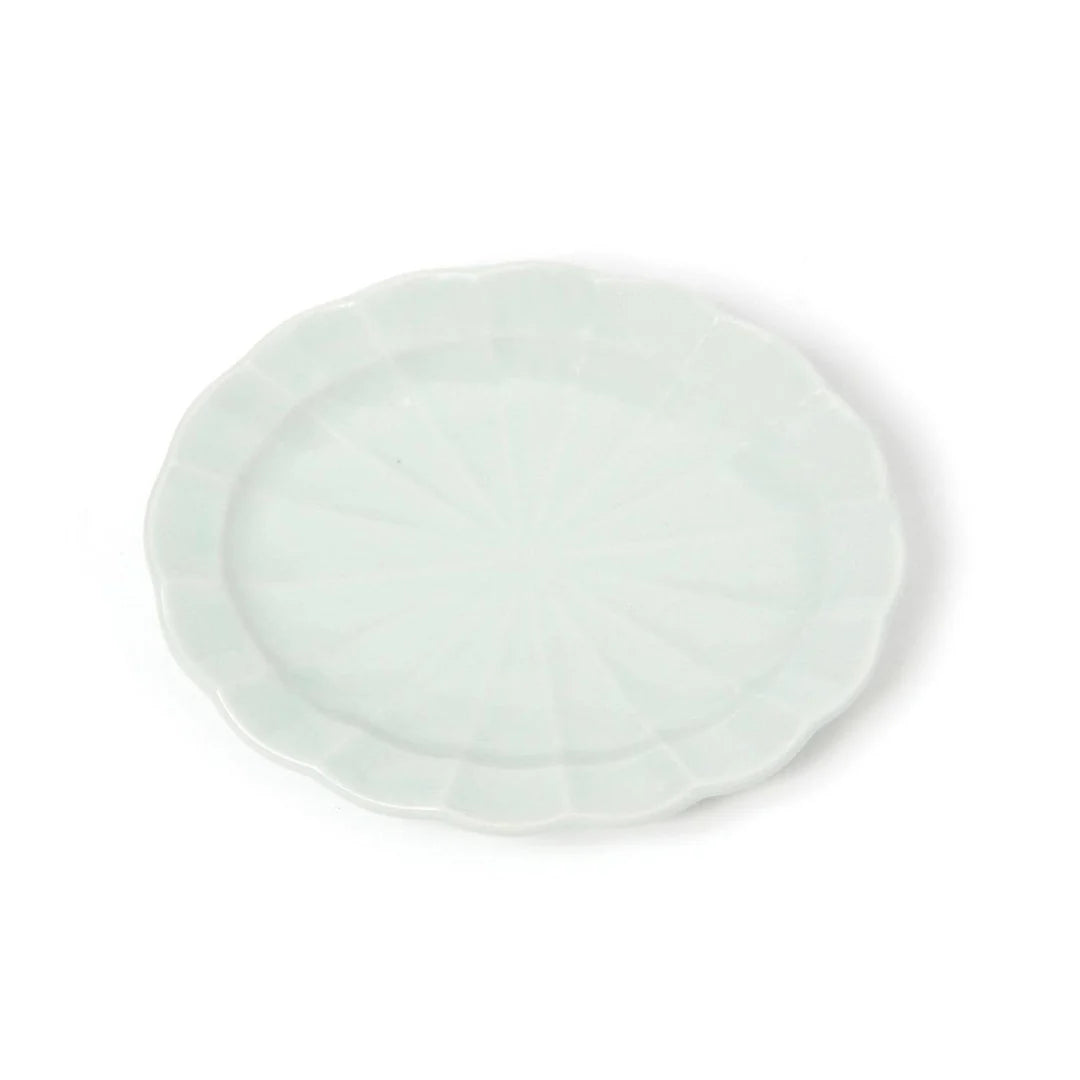 Flower Oval Plate Small image 0