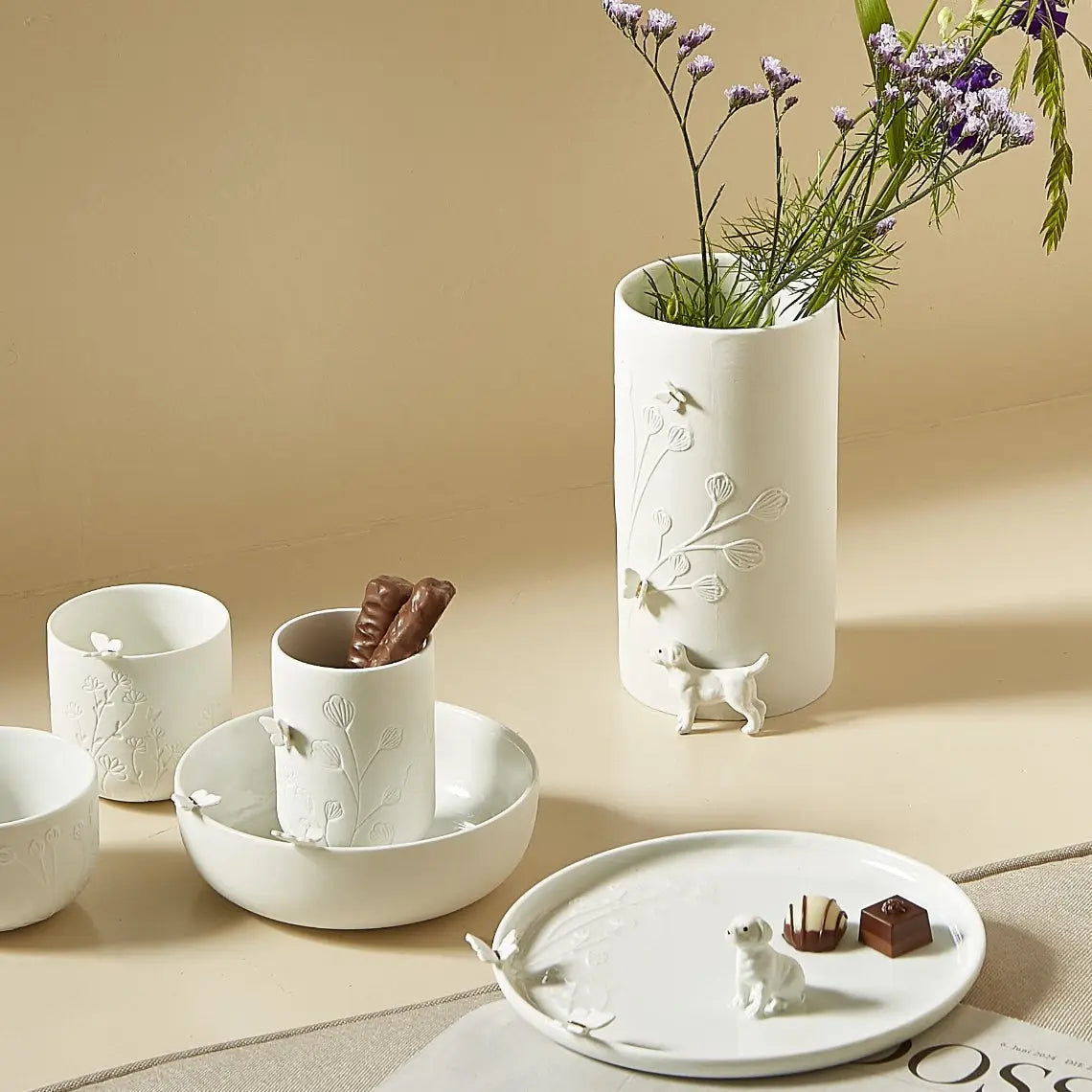 Porcelain Stories Vase - Puppy image 2