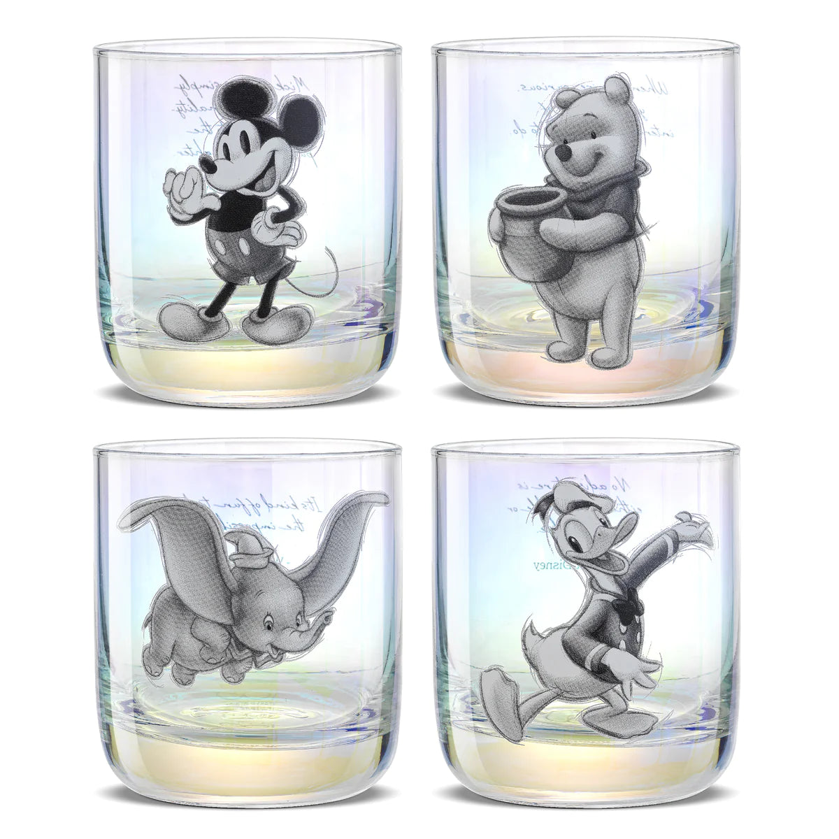Disney Quotes Drinking Glasses - Set of 4 image 0