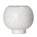 Stoneware Flower Pot - White image 0