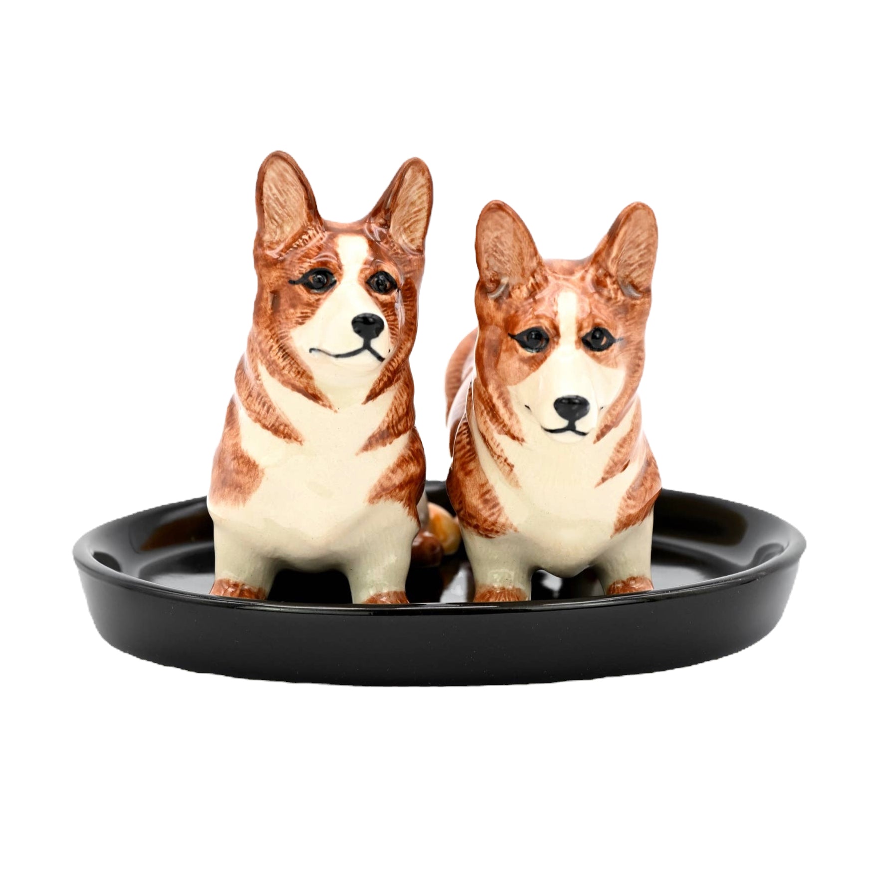 Salt and Pepper Shaker - Brown Corgi image 0