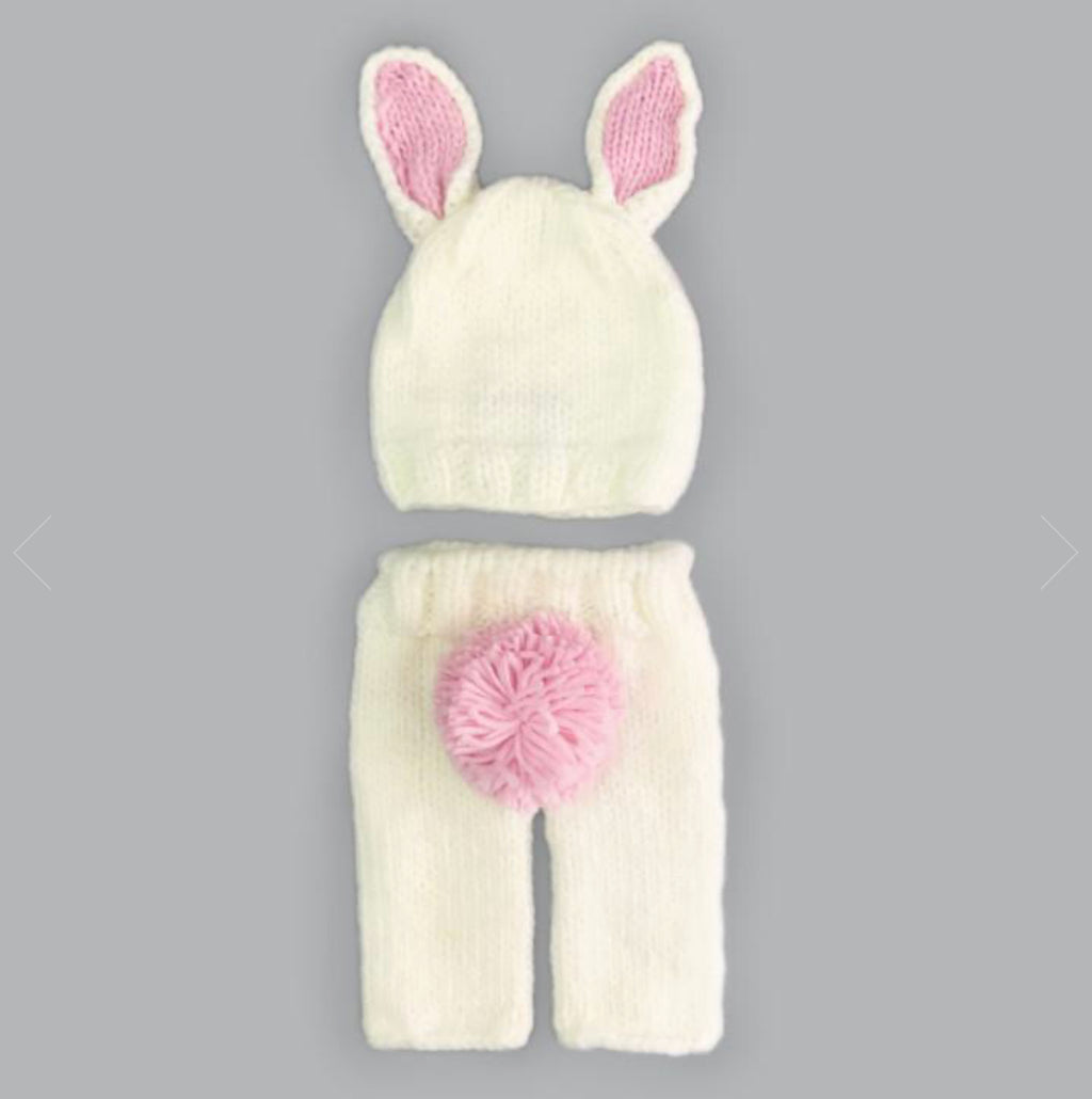Bunny Knit Newborn Set image 2