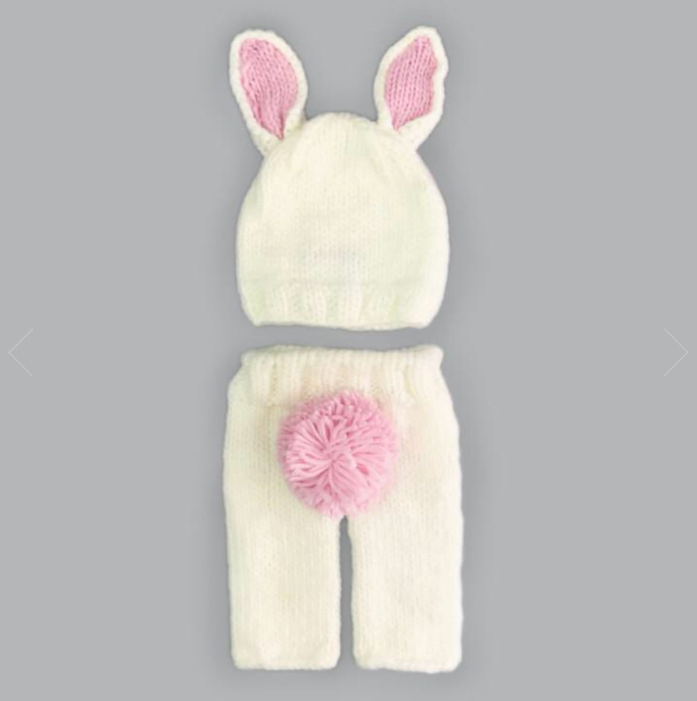 Bunny Knit Newborn Set image 2