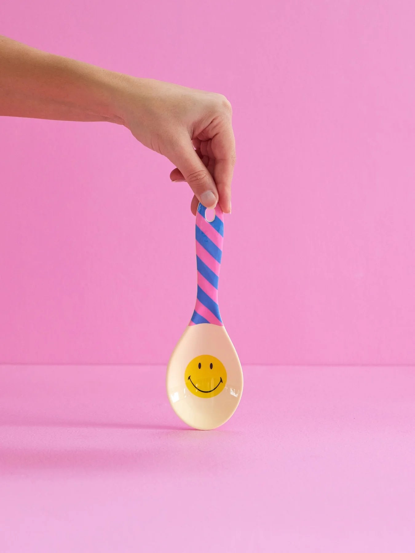 Melamine Salad Spoon - Smiley image 2