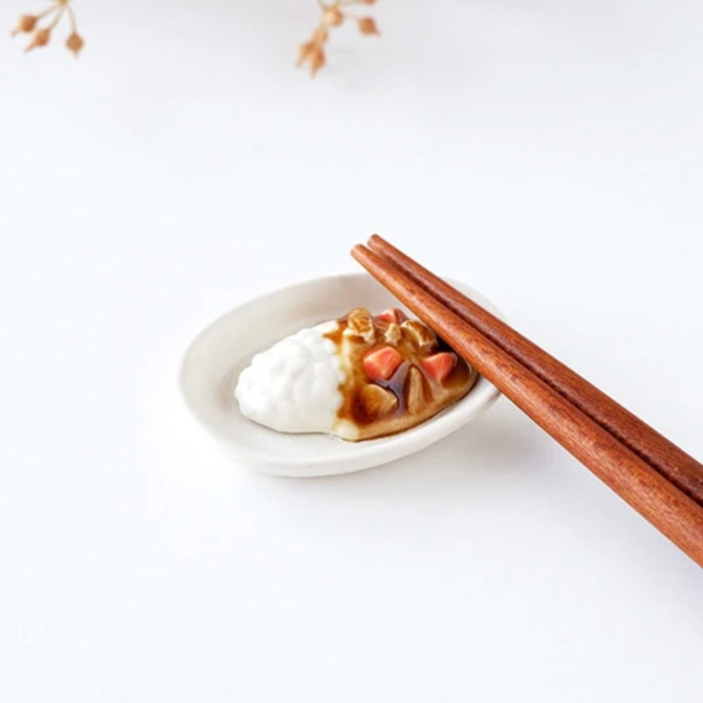 Japanese Chopstick Rest - Curry with Rice image 1