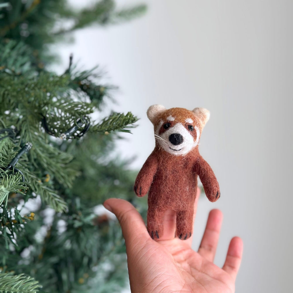 Felt Finger Puppet - Bear & Panda image 4