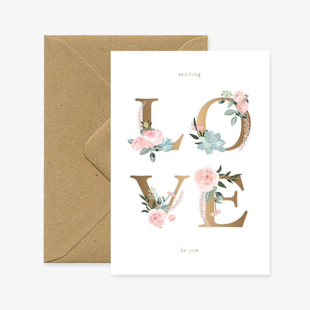Love Letters Greeting Card image 0