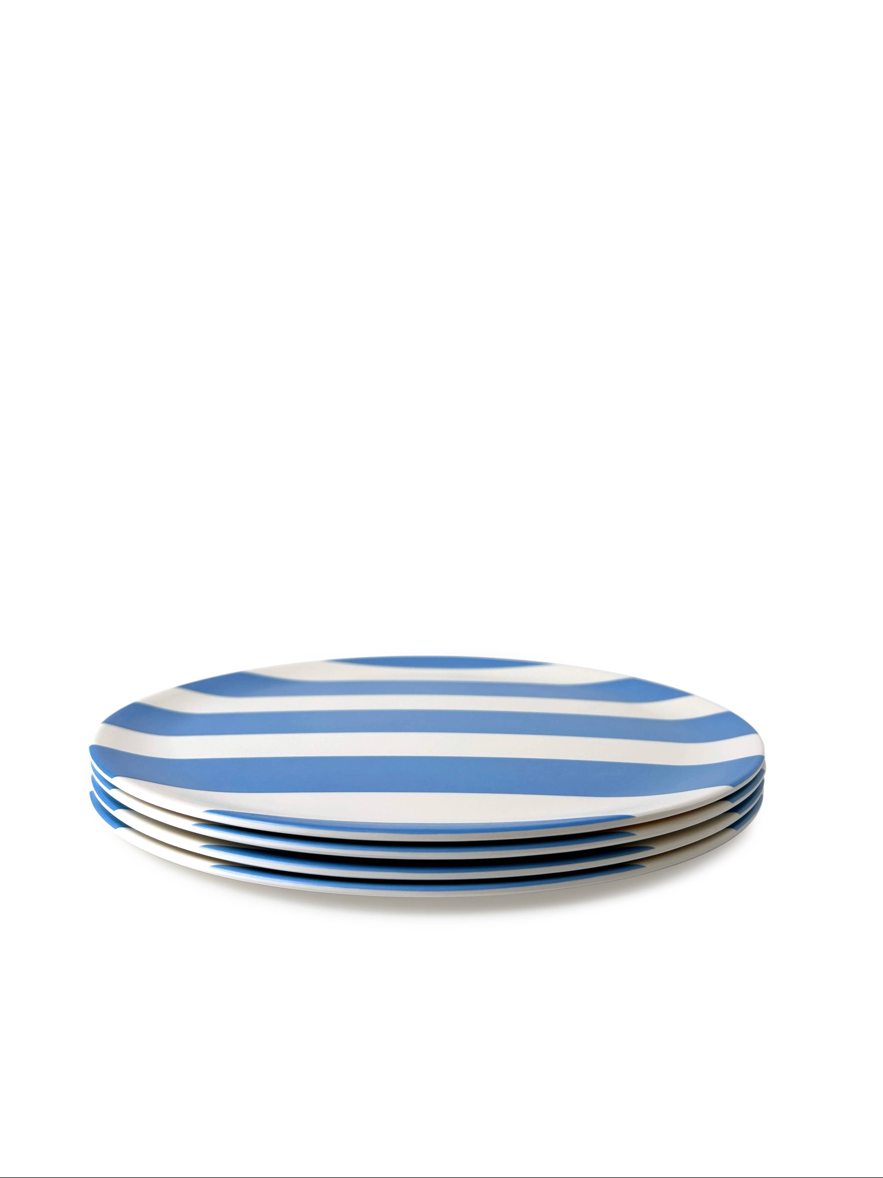 Naples Blue Stripe Dinner Plate