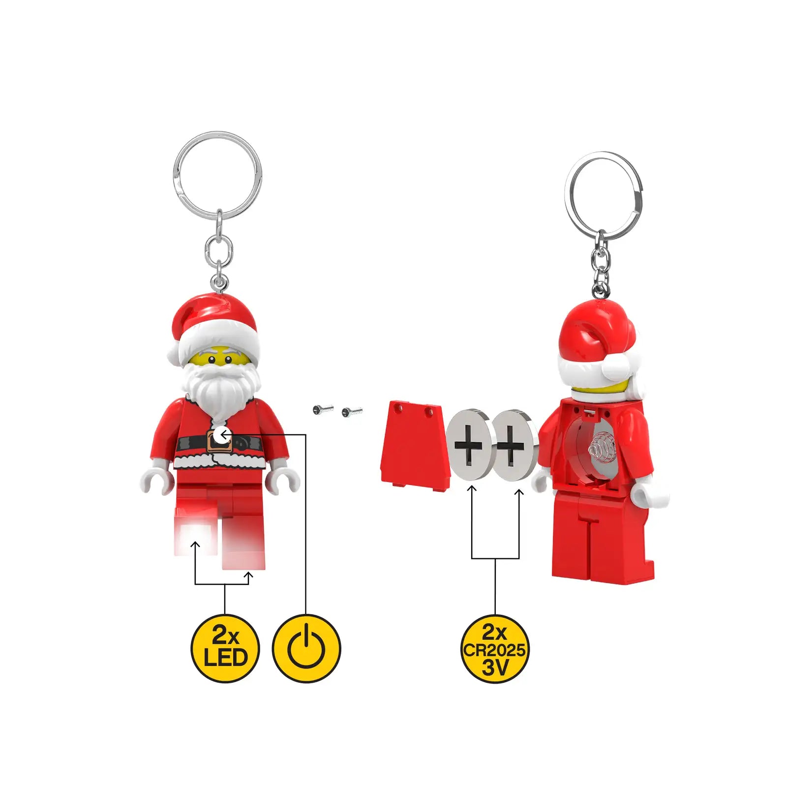 Lego Keychain - Santa image 3