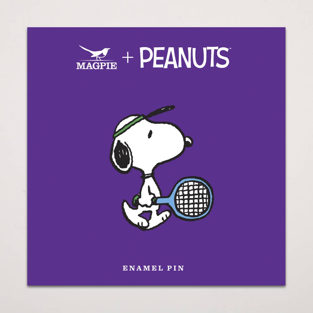 Peanuts Pin - Tennis