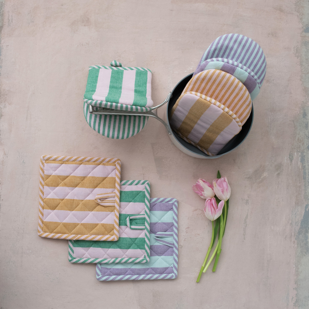 Woven Cotton Striped Pot Holder image 5