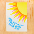 Mom Brighter Greeting Card image 0