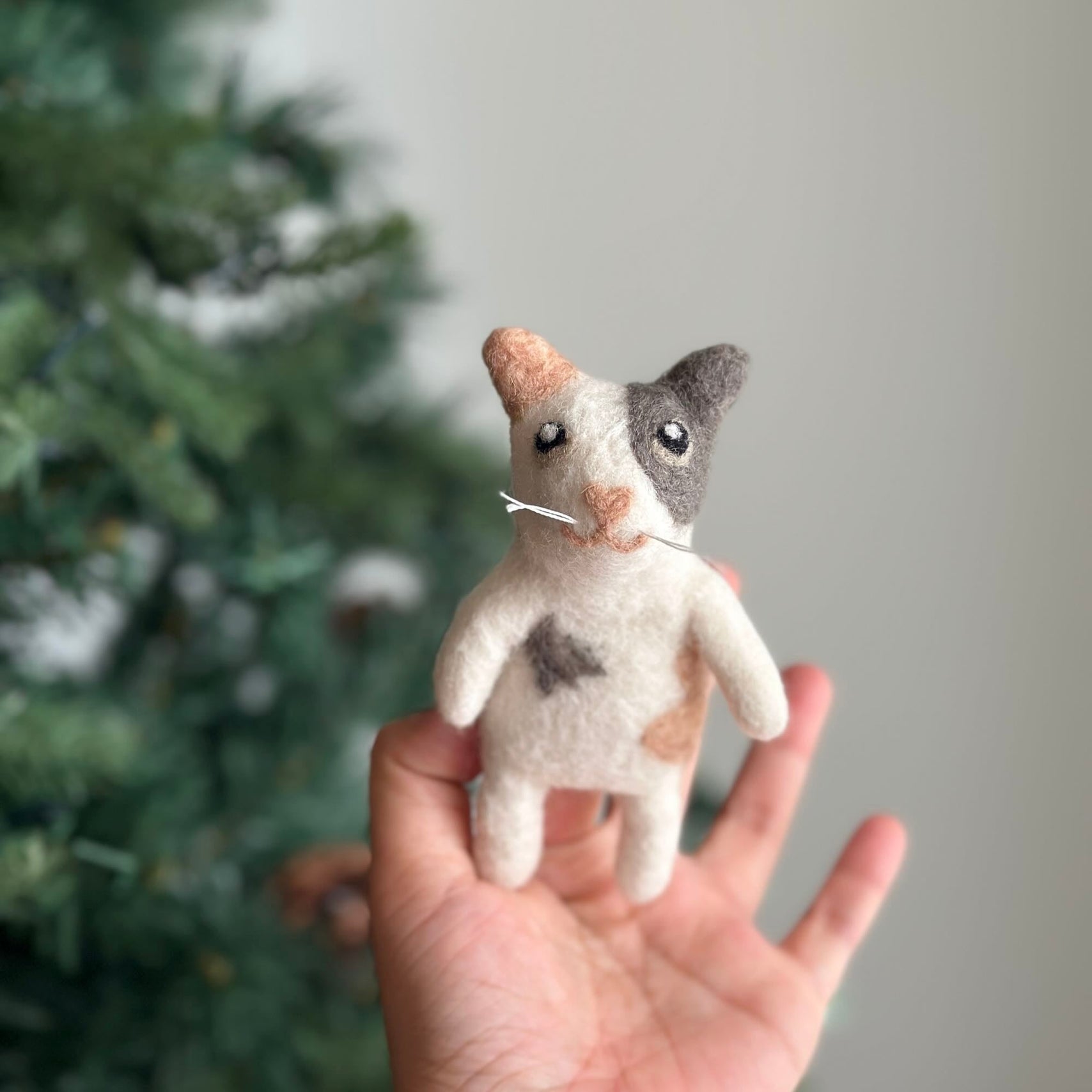Felt Finger Puppet - Cat image 1