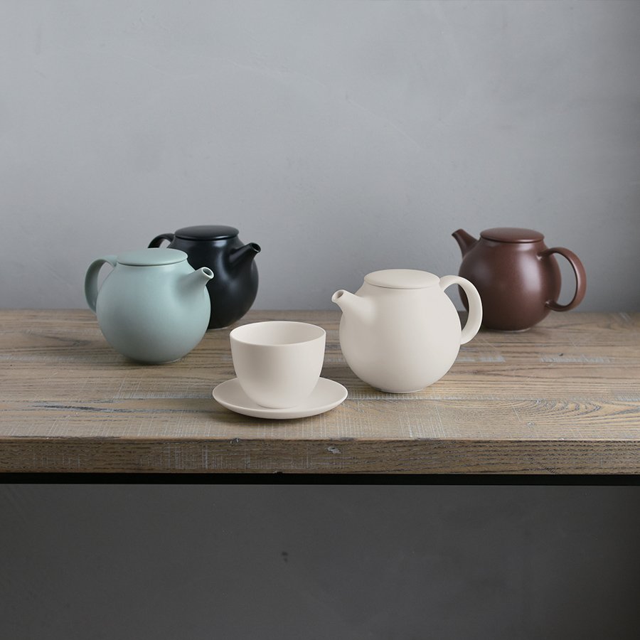 Pebble Cup & Saucer - White image 2