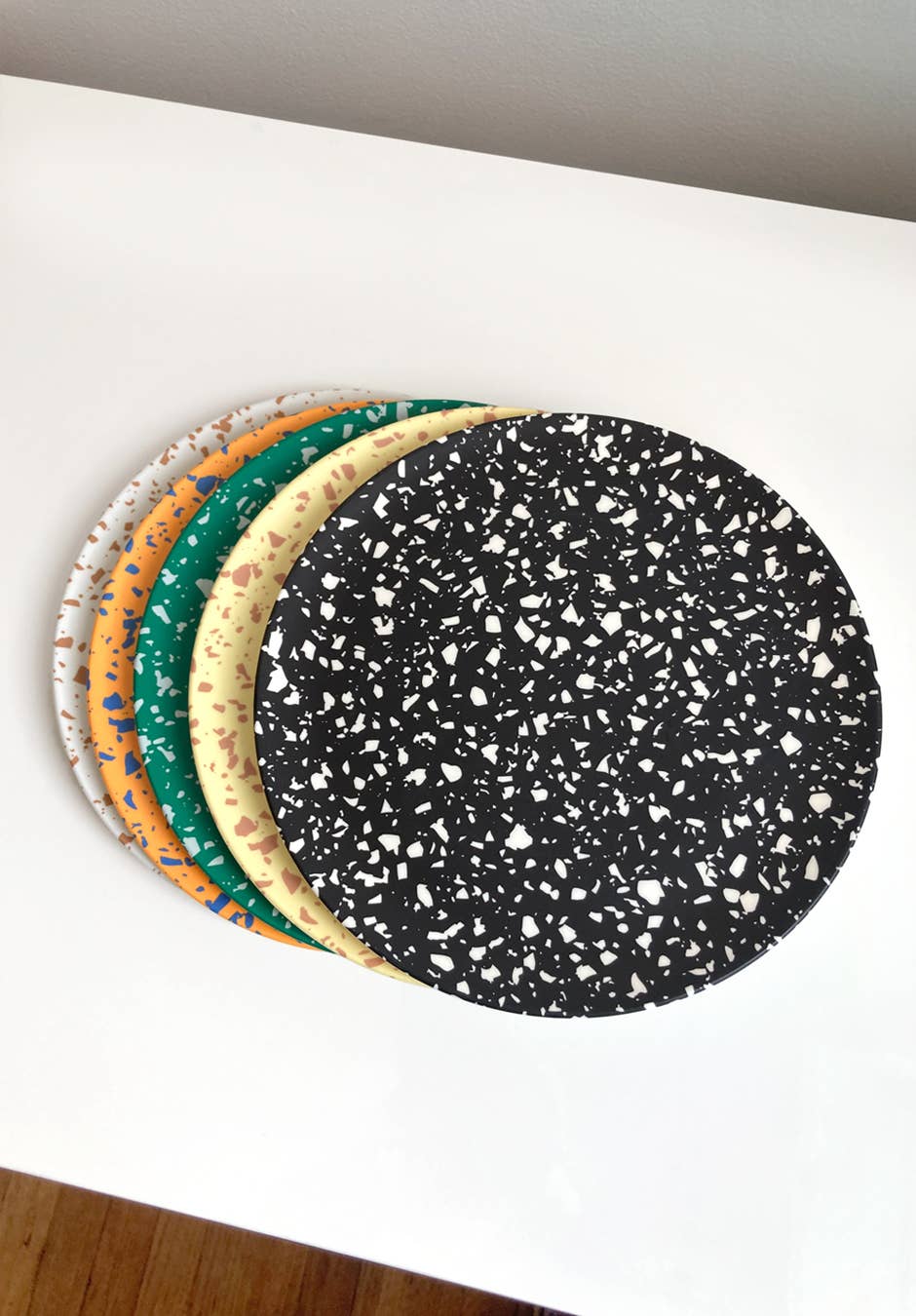 Terrazzo Black Side Plate