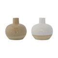 Stoneware Vase with Sand Finish image 0