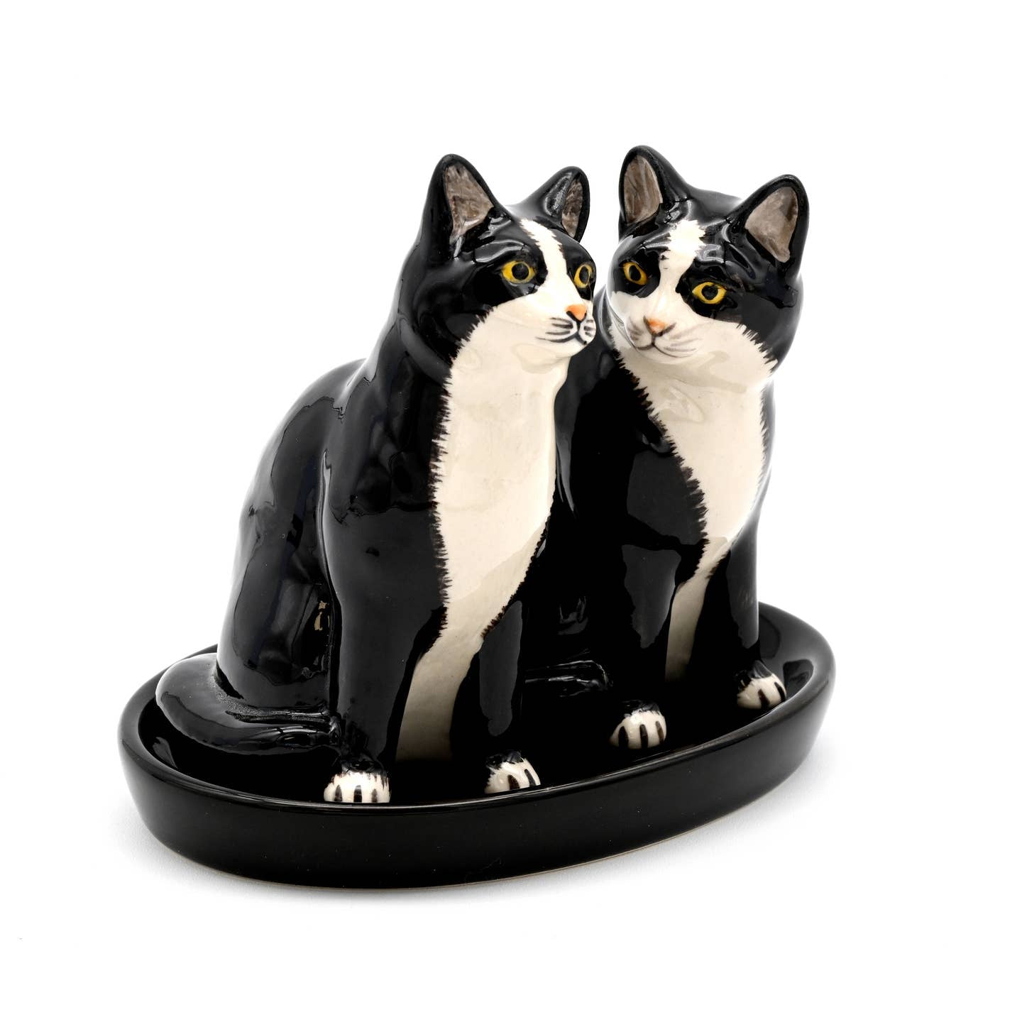 Salt and Pepper Shaker - Tuxedo Cat image 1